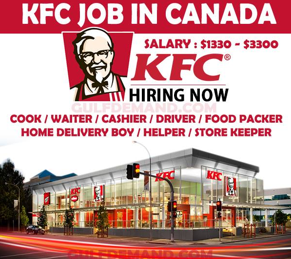 KFC Job Vacancies Opens Worldwide Apply Now
